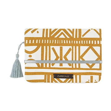 Windeltasche Bold Lines Ochre/Off-White von Mara Mea 