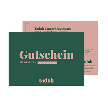 Gutschein von Tadah 