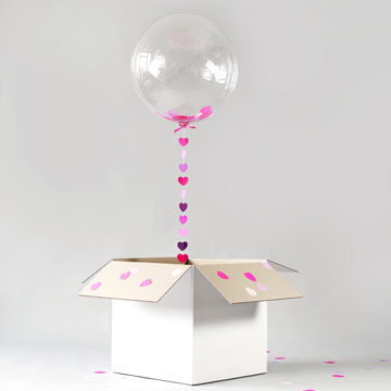 Geschenkballon «All you need is confetti»