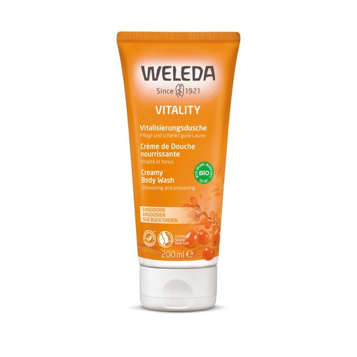 Vitalisierungs­dusche Sanddorn von Weleda