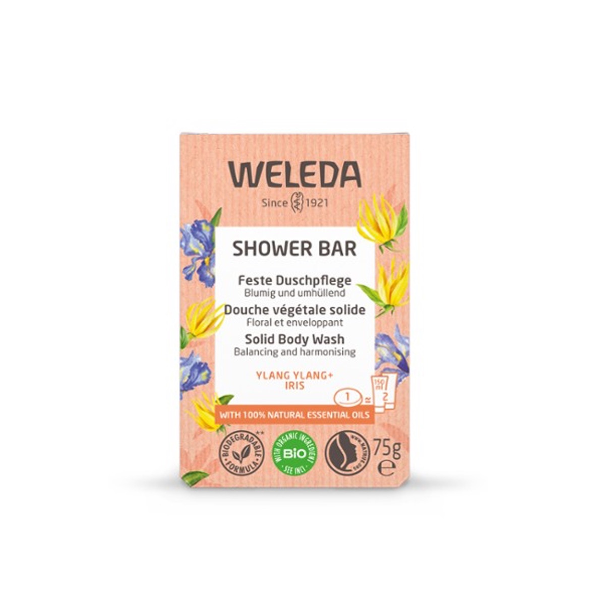 Feste Duschpflege Ylang Ylang & Iris von Weleda